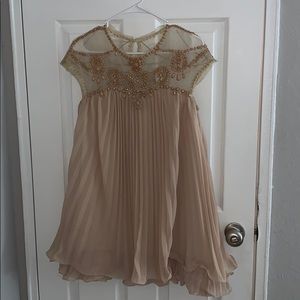 Blush beaded dress